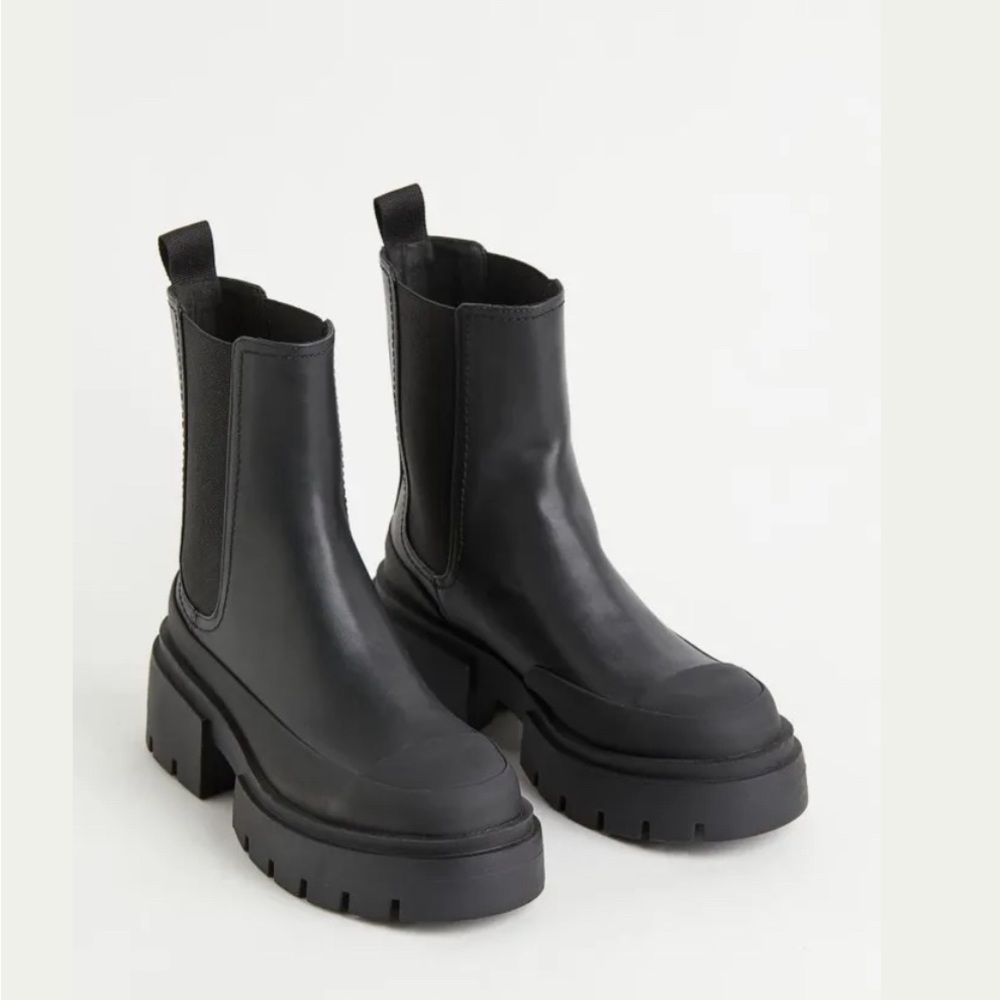 H&M lug sole boots Sz 38